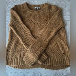 Light Brown Madewell Crewneck Sweater